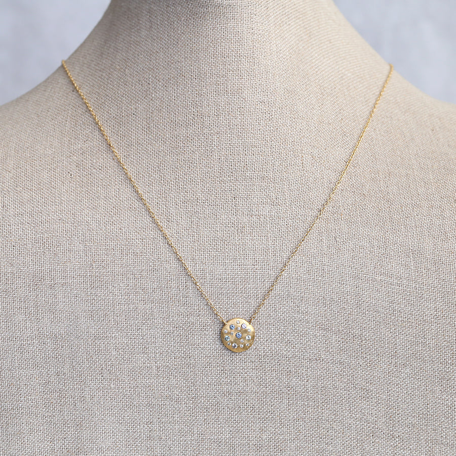 Dew disc (L) necklace