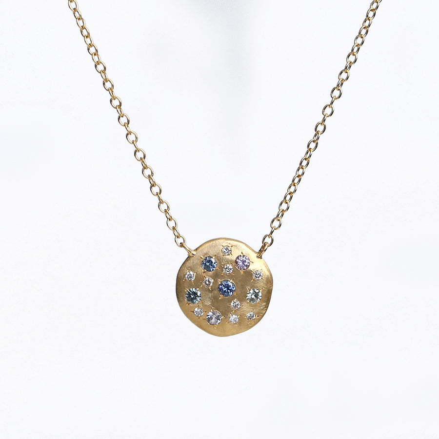 Dew disc (L) necklace