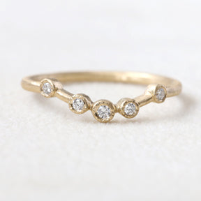 5 bezel curve ring