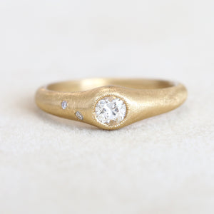 0.25ct Old Mine cut diamond ring