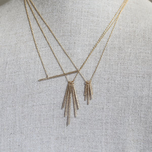 Rain stick necklace
