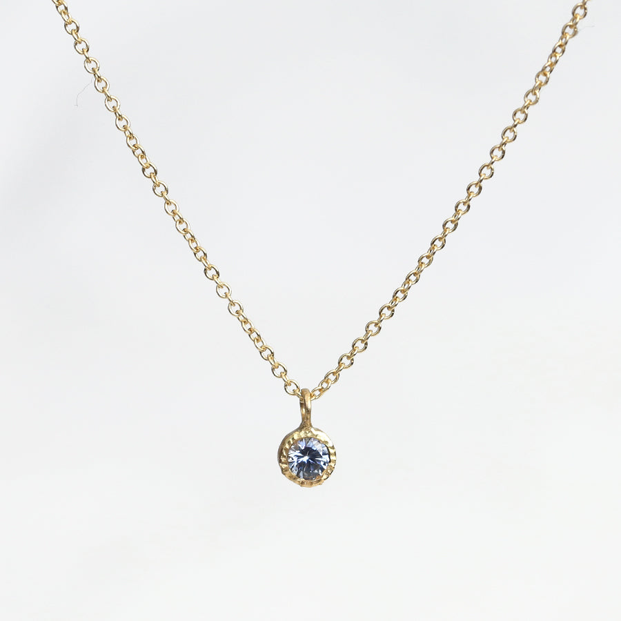 Montana Sapphire drop necklace