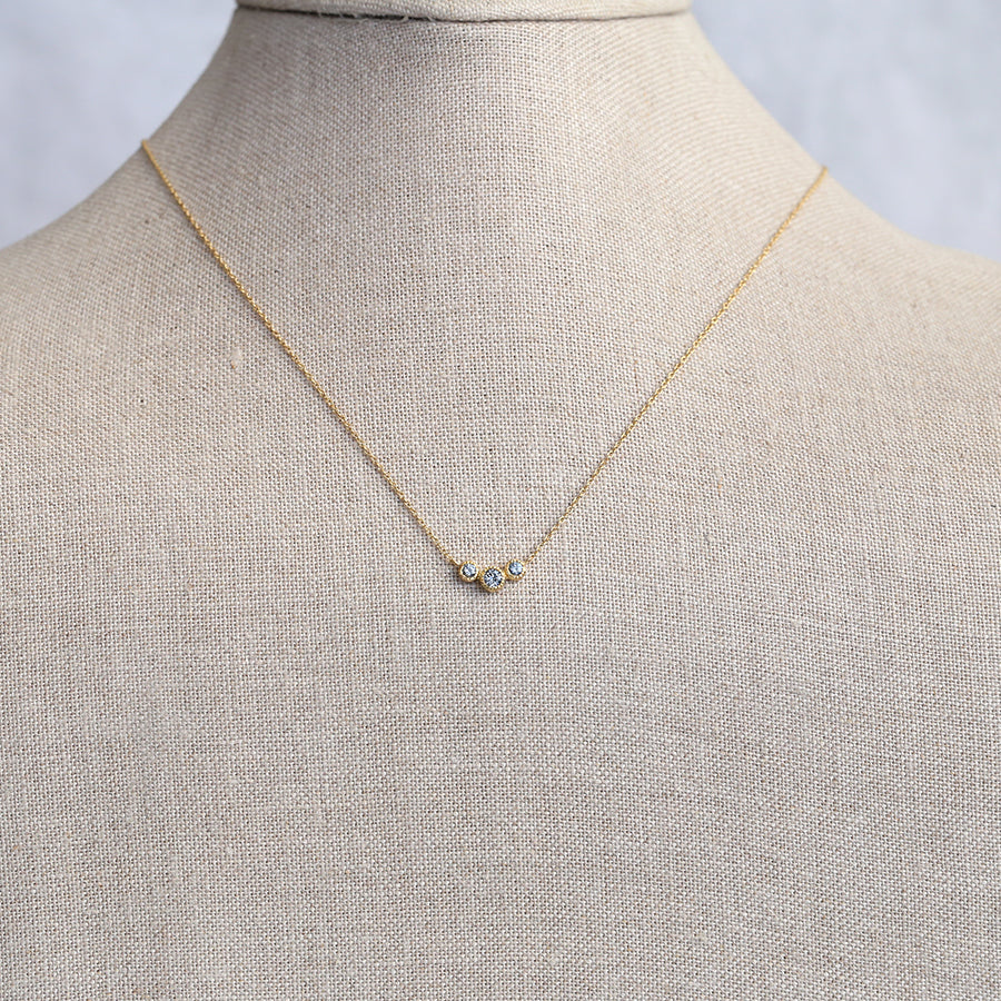 Montana Sapphire Triplet necklace