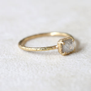 0.53ct grey diamond  ring