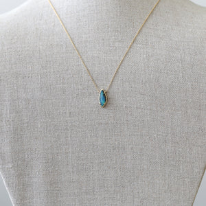Australian boulder opal necklace