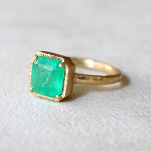 2.41ct Colombian Emerald Ring
