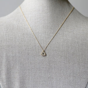 0.72ct Icy grey diamond necklace