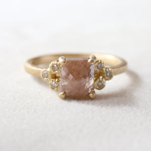 1.84ct peach diamond ring