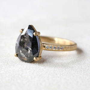 2.63ct black diamond ring