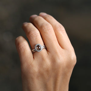 0.89ct Canadian brown diamond ring