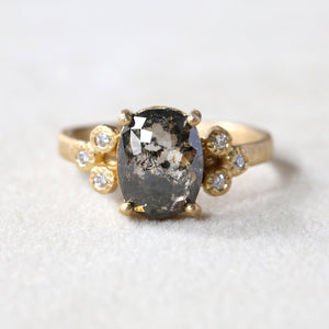 1.97ct black diamond ring