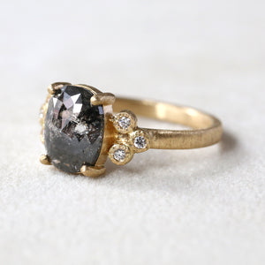 1.97ct black diamond ring