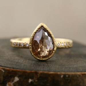 2.26ct antique rose diamond ring