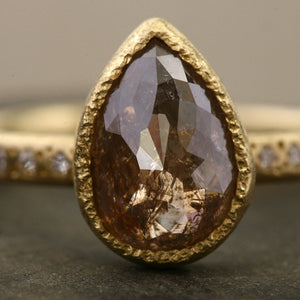 2.26ct antique rose diamond ring