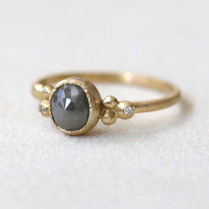 1.33ct grey diamond ring