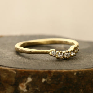 Small Muguet 5 diamond Ring