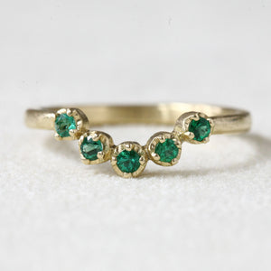 Emerald Muguet ring