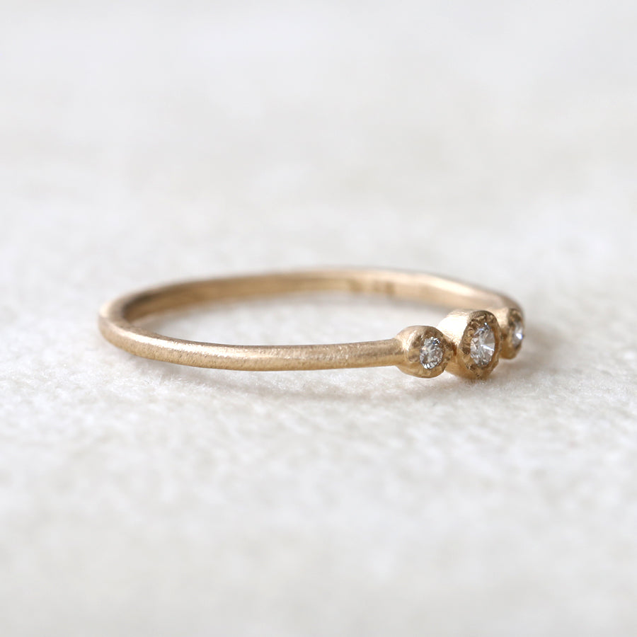 3 bezel ring – Yasuko Azuma Jewelry