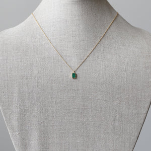 0.60ct Emerald necklace