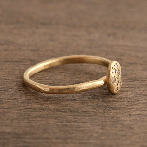 Cluster diamond ring